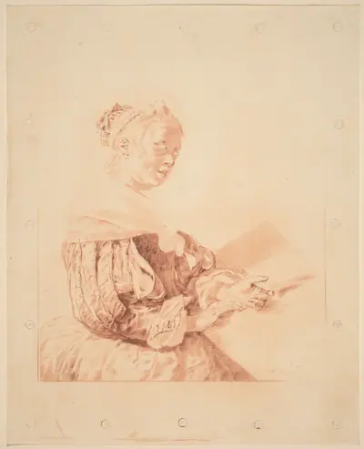 Young Girl at the Keyboard