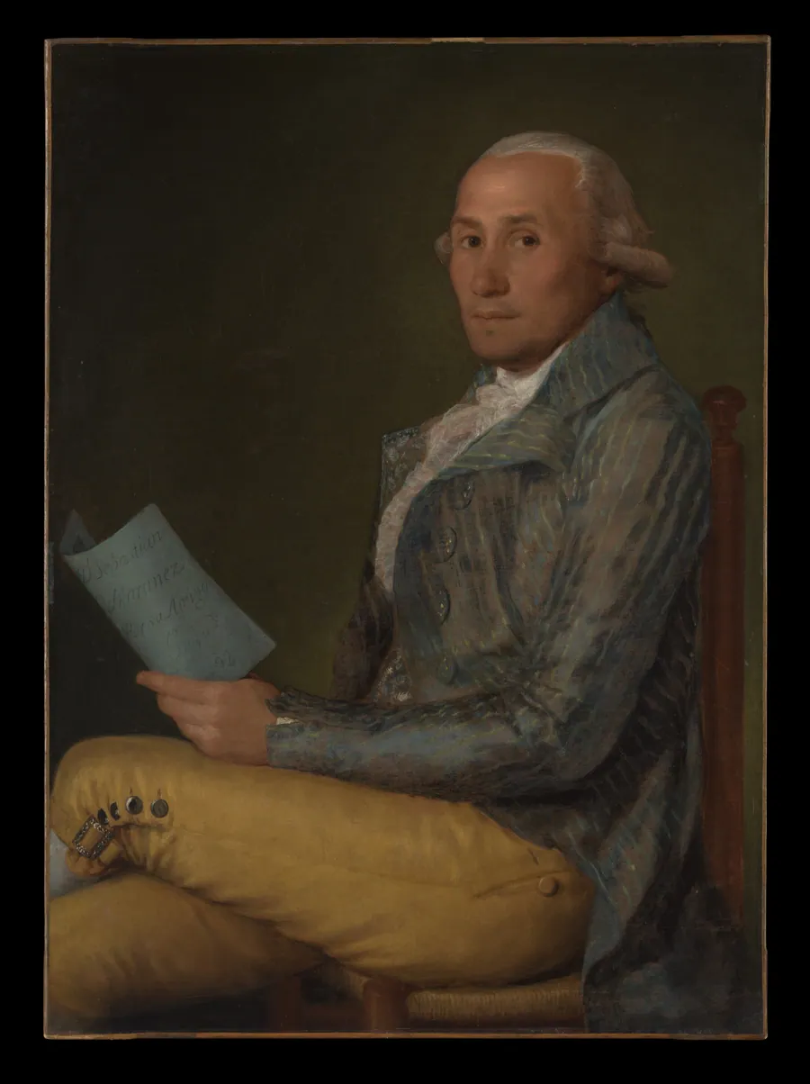 Sebastián Martínez y Pérez (1747–1800) by Goya (Francisco de Goya y Lucientes)