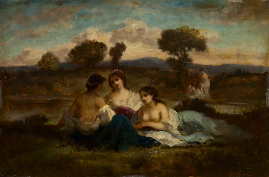 The Bathers by Narcisse Diaz de la Peña