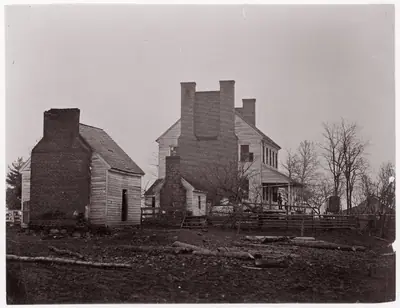 Lewis House. Battlefield of Bull Run