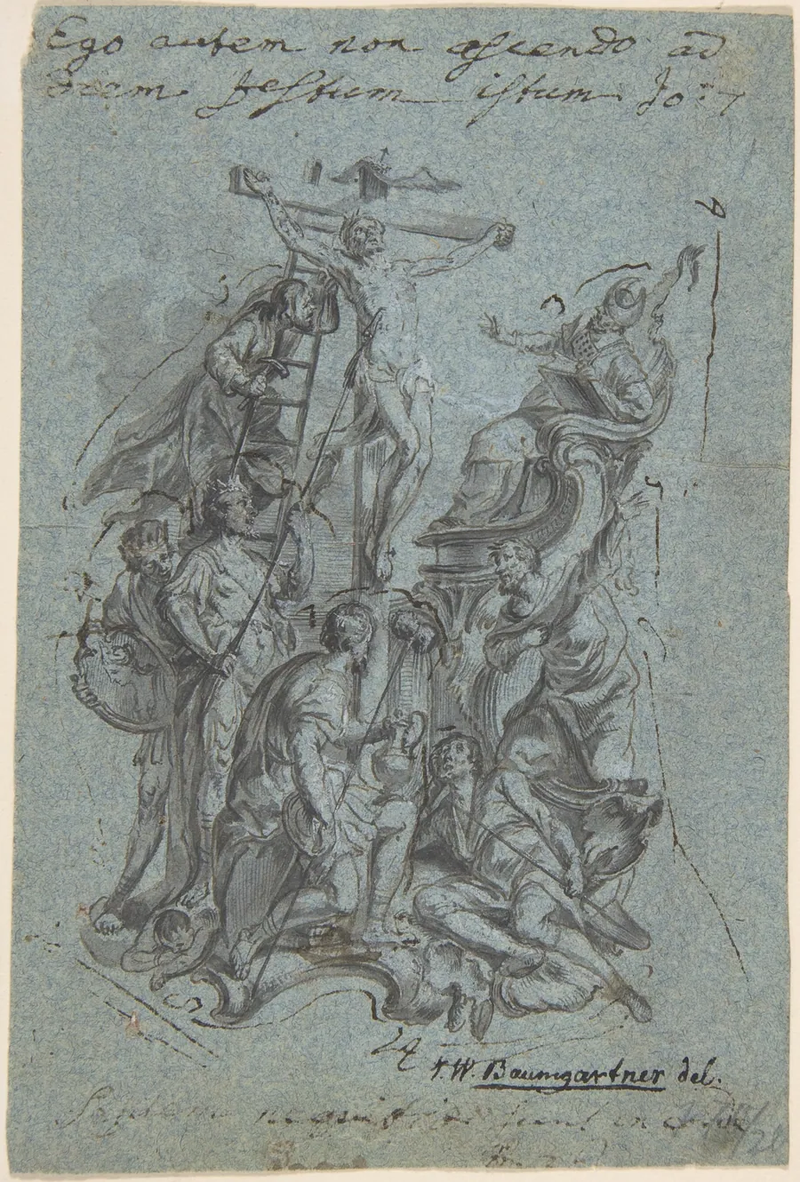 Crucifixion by Johann Wolfgang Baumgartner