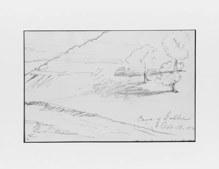 Cana of Gahlee (from Sketchbook) by Mary Newbold Sargent
