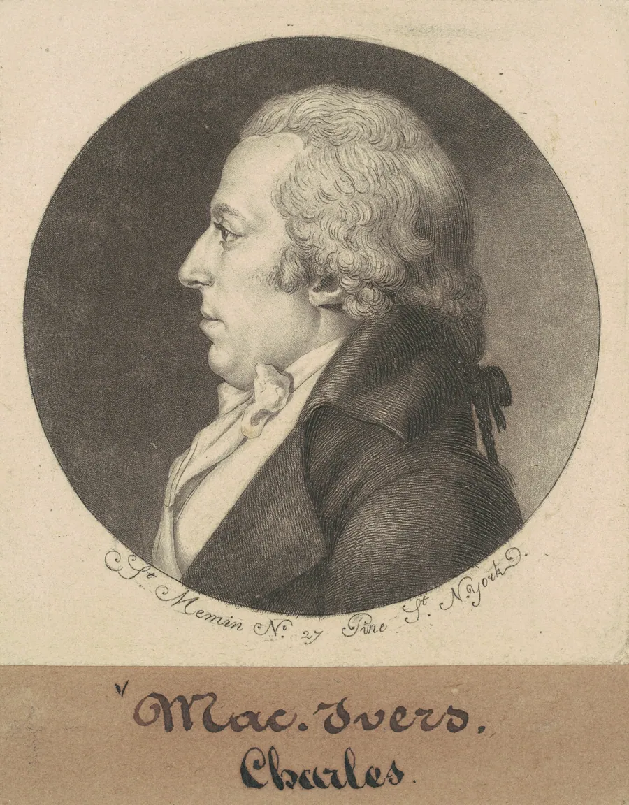 Charles McEvers by Charles B. J. Févret de Saint-Mémin