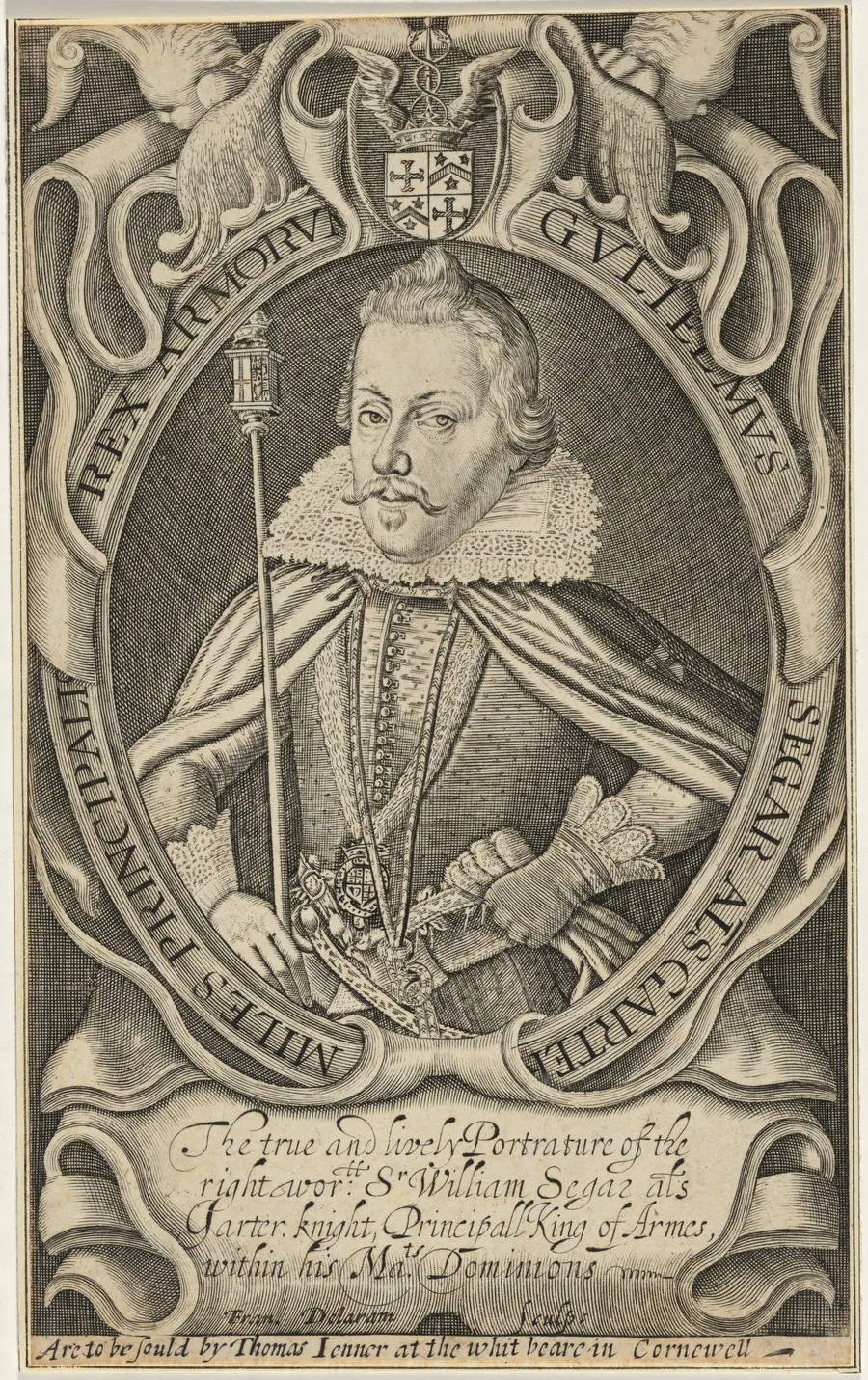 Guliemus Segar (Sir William Segar) by Francis Delaram