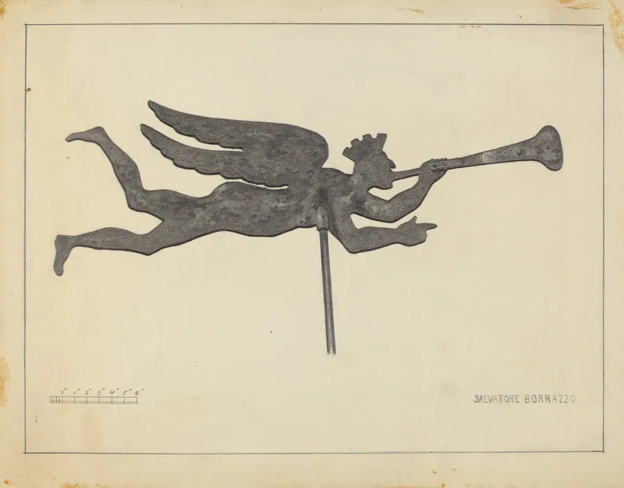 Weather Vane - Angel Gabriel by Salvatore Borrazzo