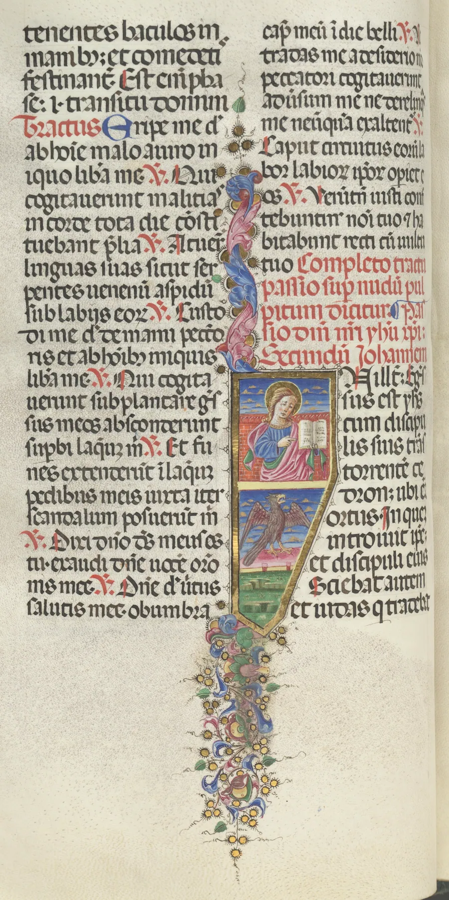 Missale: Fol. 141v: Saint John with Eagle by Giapeco Caporali