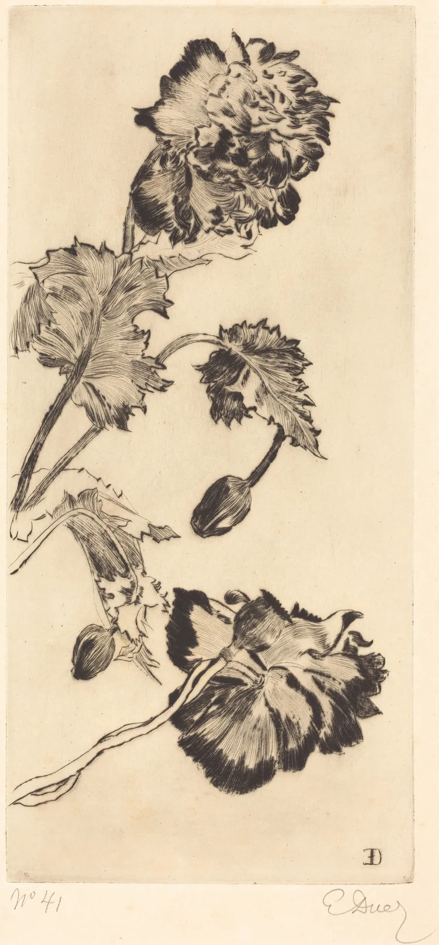 Flowers (Fleurs) by Ernest-Ange Duez