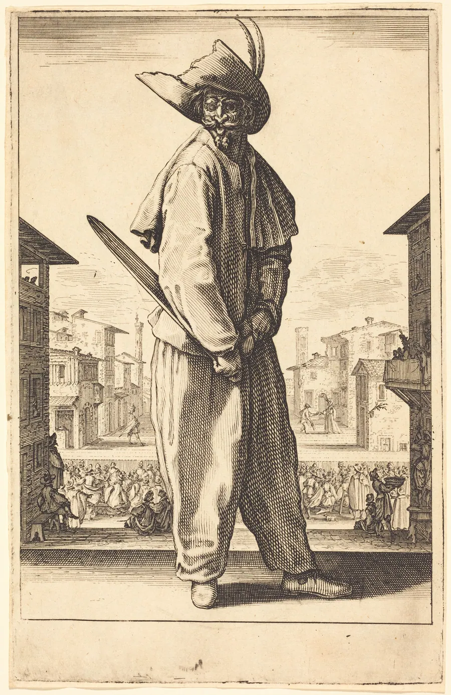 Zanni by Jacques Callot