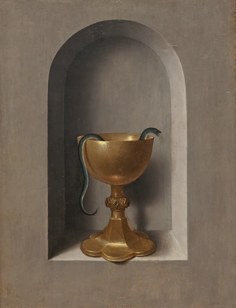 Chalice of Saint John the Evangelist [reverse] by Hans Memling