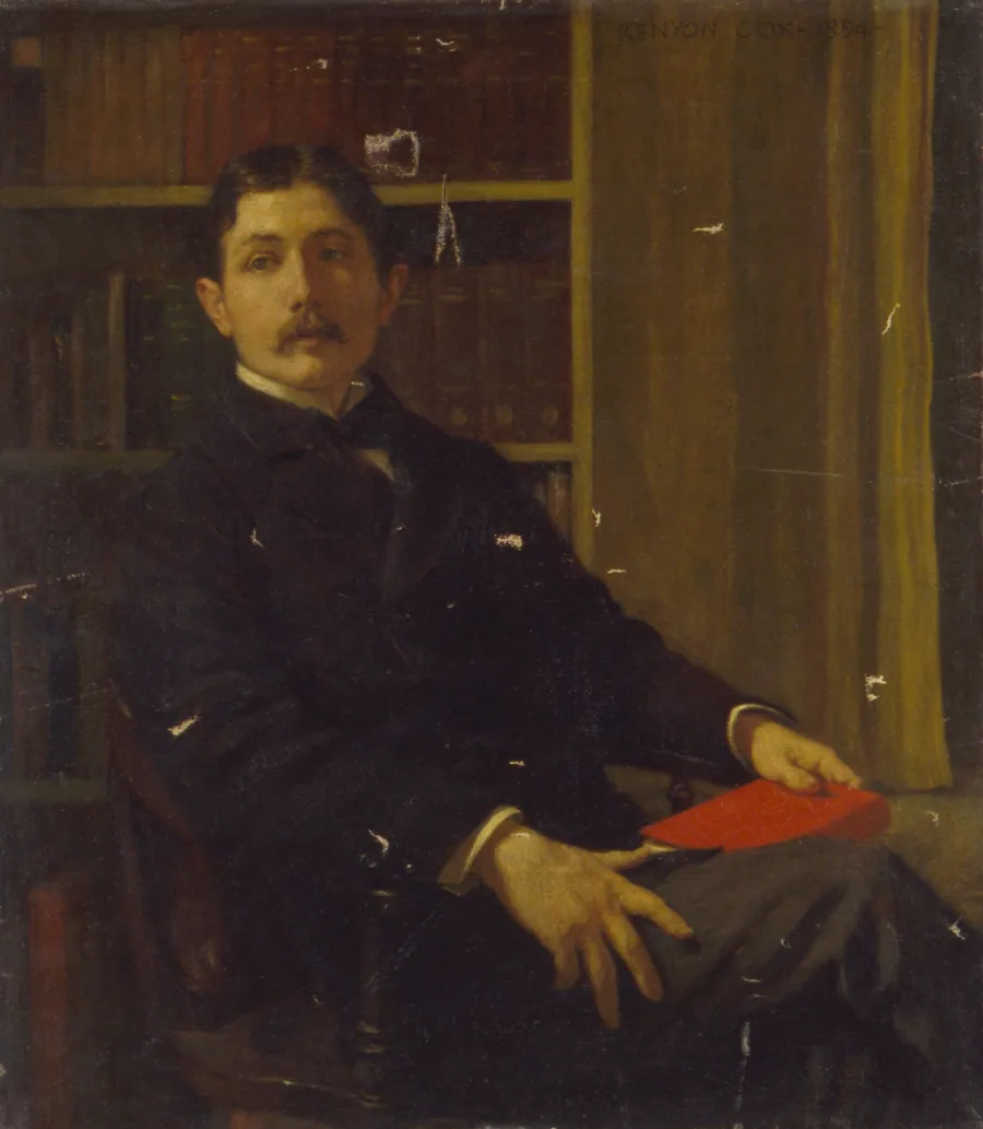 Portrait of Mr. Wiley by Kenyon Cox, born Warren, OH 1856-died New York City 1919