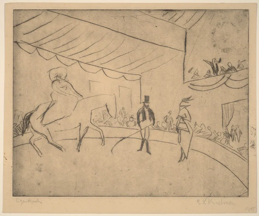 Hippodrome by Ernst Ludwig Kirchner