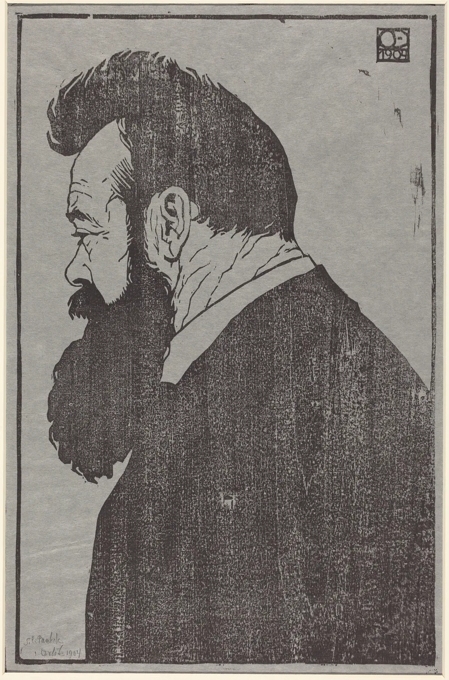 Ferdinand Hodler by Emil Orlik
