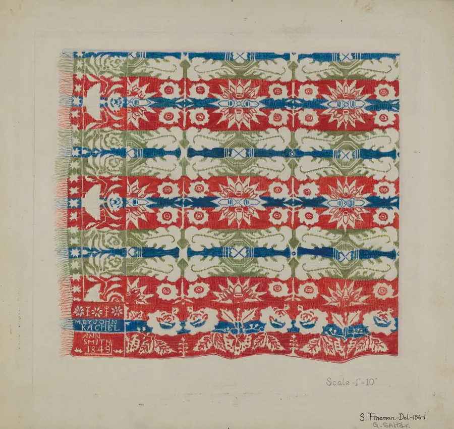 Woven Quilt by Gordon Saltar
