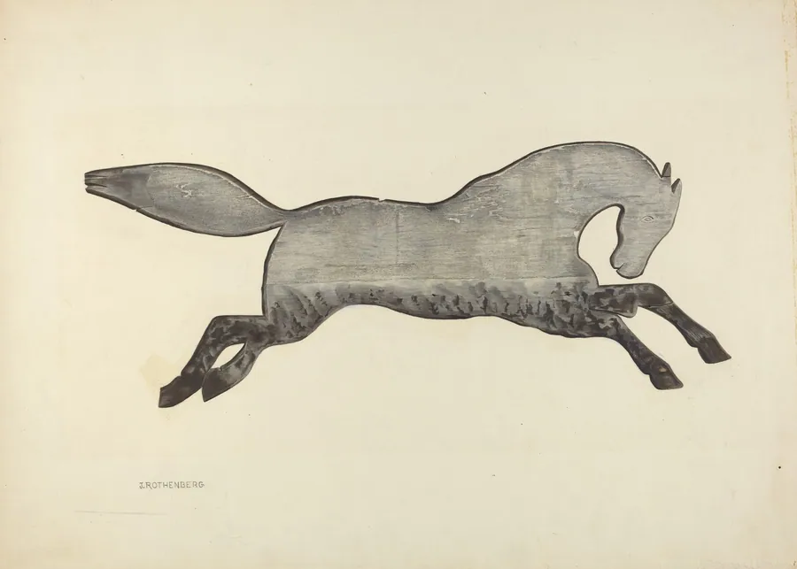 Horse Weather Vane by Joseph Rothenberg