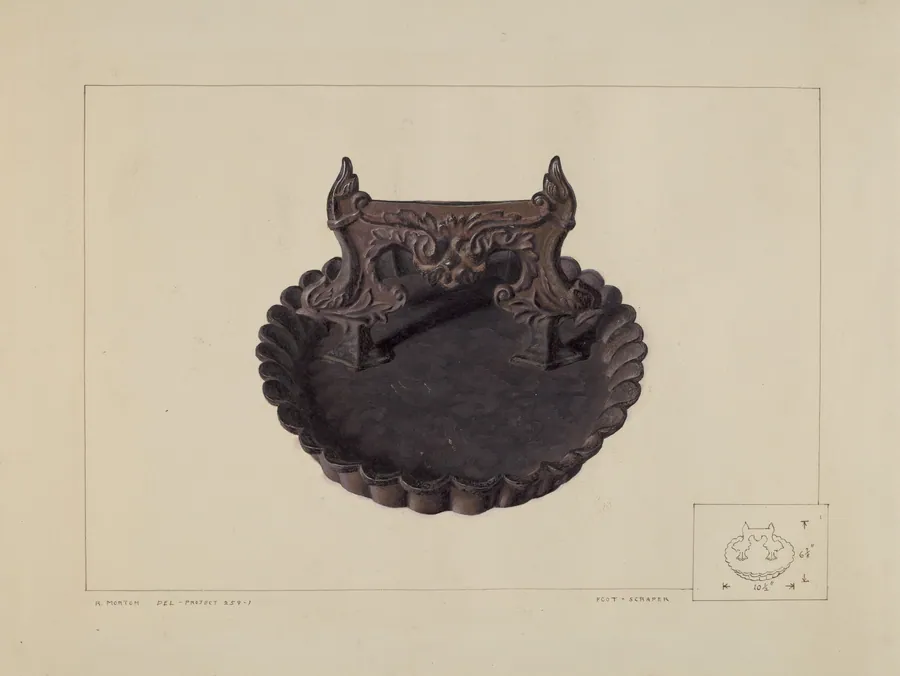 Foot Scraper by Ralph Morton