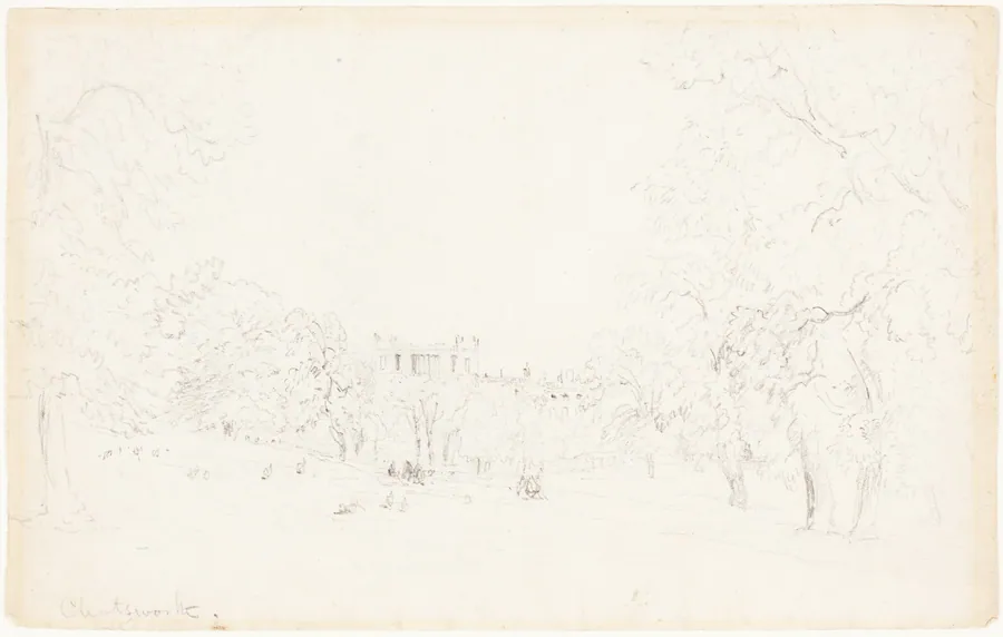 Chatsworth [recto] by David Cox