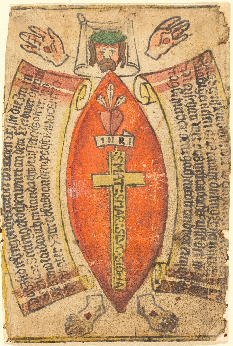 The Measure of the Side Wound and the Body of Christ by German 15th Century