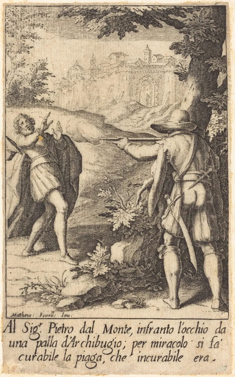 Pietro dal Monte by Jacques Callot