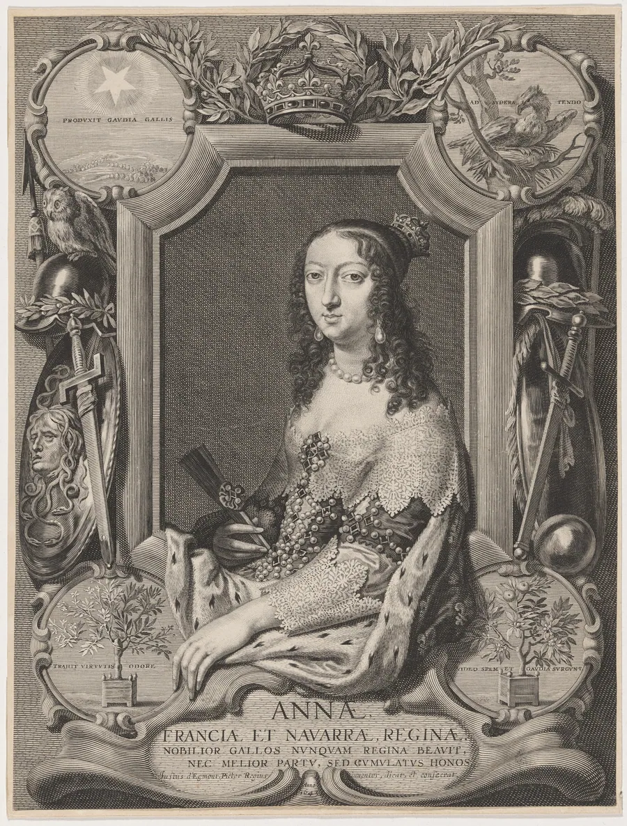 Anna Regina (Anne, Queen of France and Navarre) by Jeremias Falck