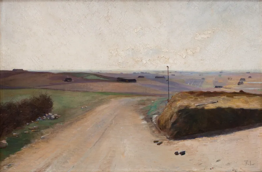 Landskab fra Mors by Fridolin Johansen