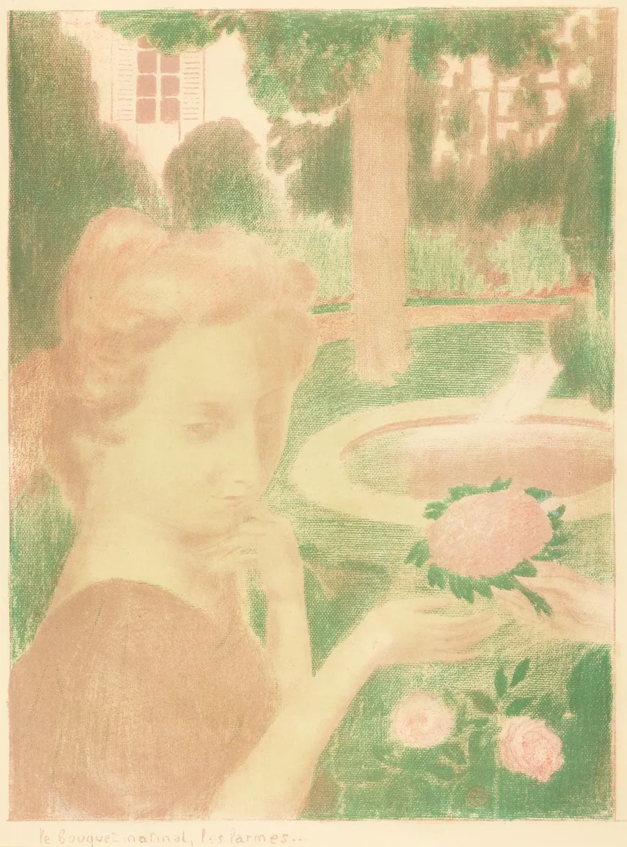 Le bouquet matinal, les larmes by Maurice Denis
