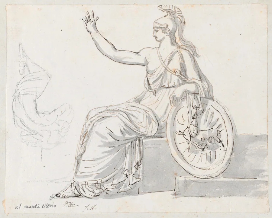 Roma, from the Base of the Antonine Column by Jacques-Louis David