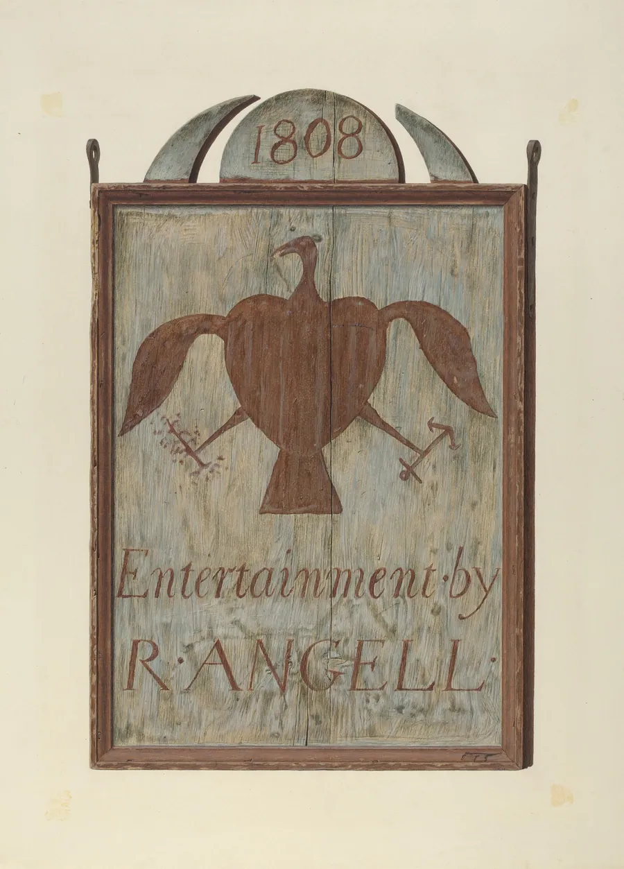 R. Angell's Tavern Sign by John Matulis