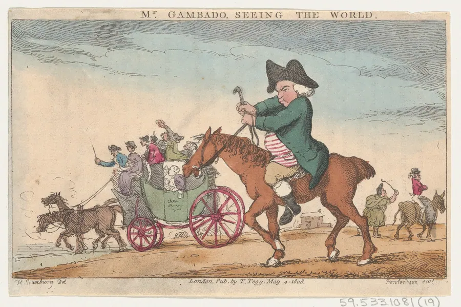 Mr. Gambado Seeing the World by Henry William Bunbury