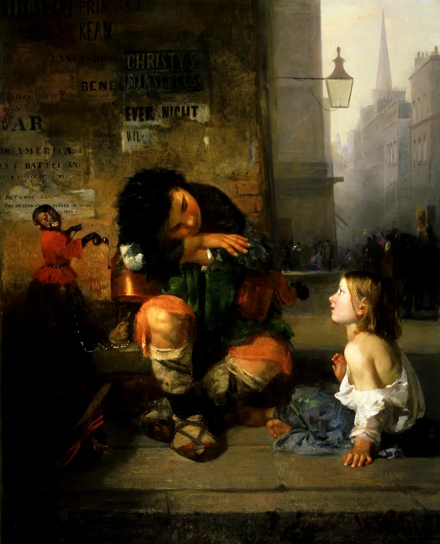 The Savoyard Boy in London by James Edward Freeman, born Grand Passage, Nova Scotia 1808-died Rome, Italy 1884