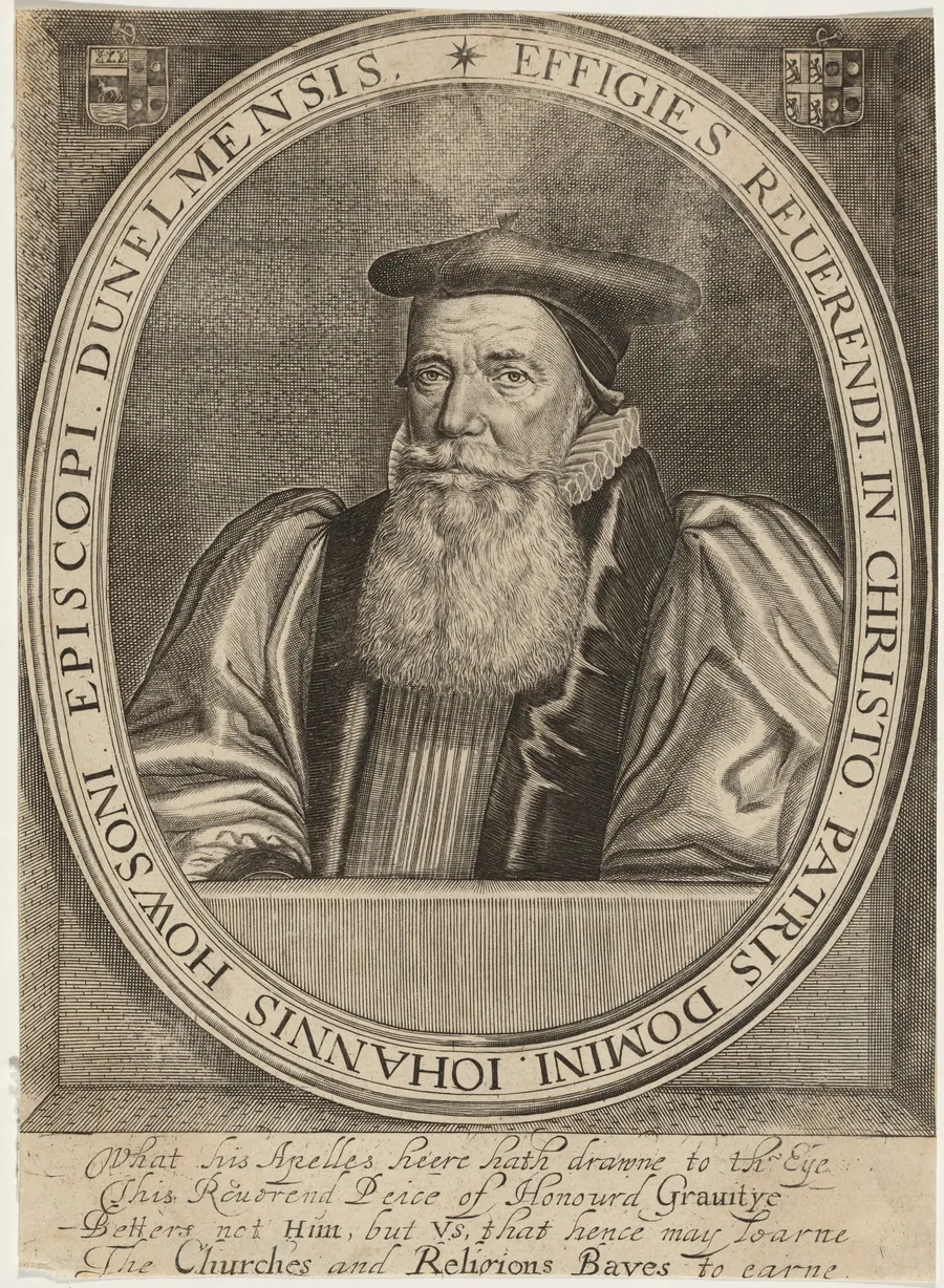 John Howson, Bishop of Durham by Martin Droeshout