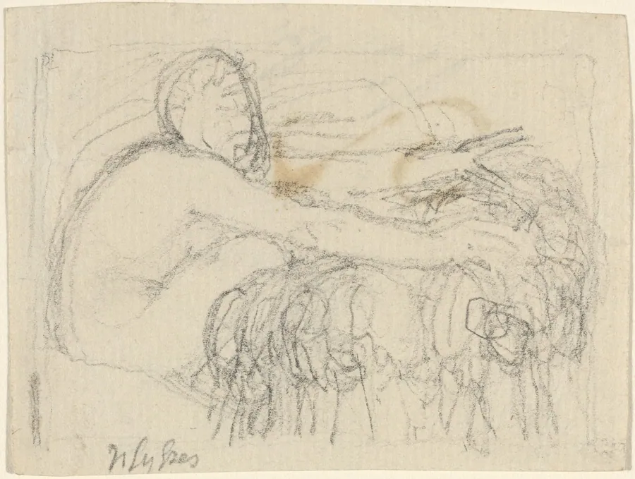 Seated Figure with Arms Outstretched by John Flaxman