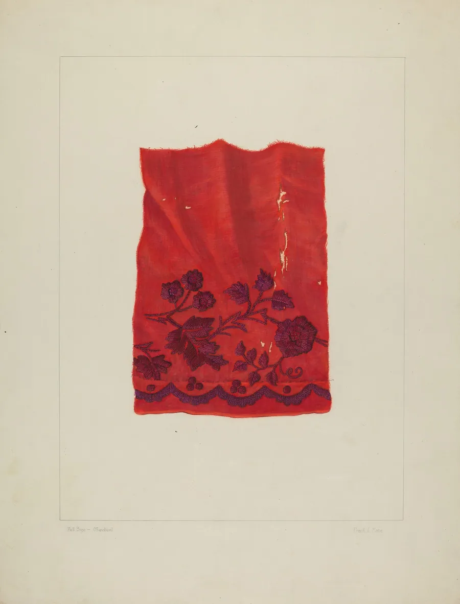 Embroidery by Frank J. Mace