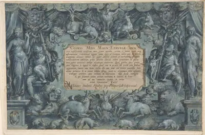Design for a Frontispiece with the Medici Arms
