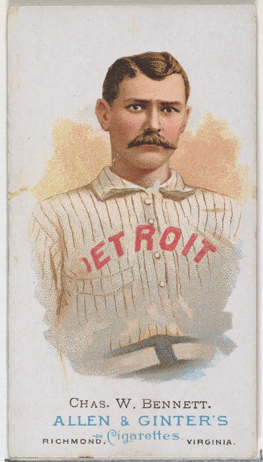 Charles W. Bennett, Baseball Player, from World's Champions, Series 1 (N28) for Allen & Ginter Cigarettes by Lindner, Eddy & Claus
