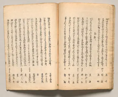 Spread Nineteen from Volume Two of People of Japan in Light Verse (Kyōka)