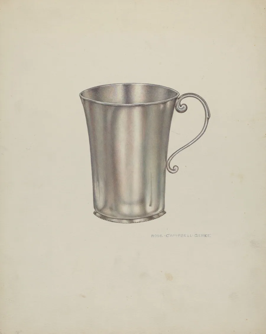 Silver Beaker with Handles by Rose Campbell-Gerke