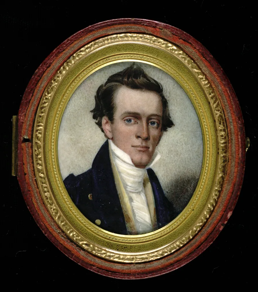 Portrait of a Gentleman by George Catlin, born Wilkes-Barre, PA 1796-died Jersey City, NJ 1872