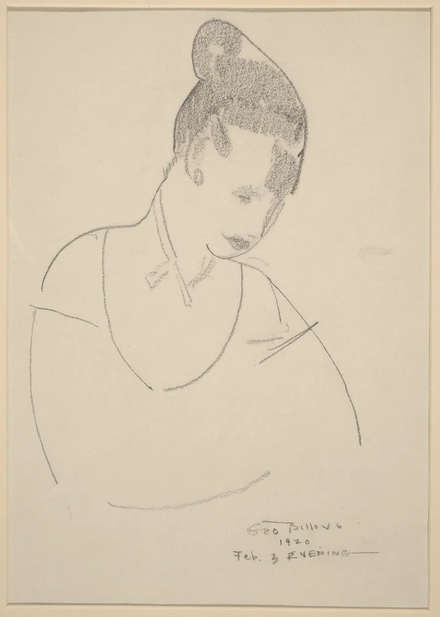Elsie Speicher [verso] by George Bellows