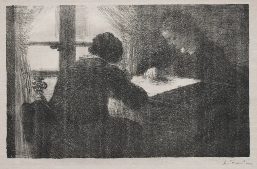 The Embroiderers by Henri Fantin-Latour