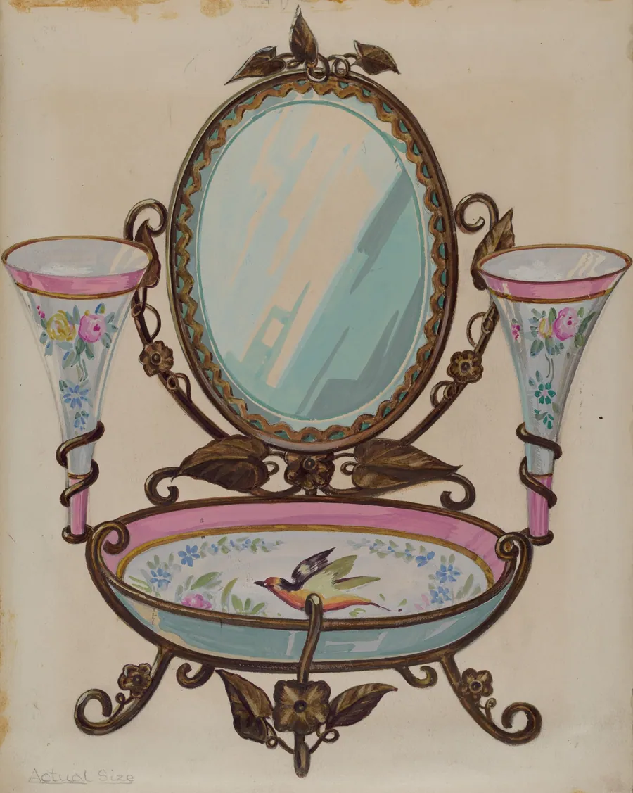 Ladies Toilet Set by William Vergani