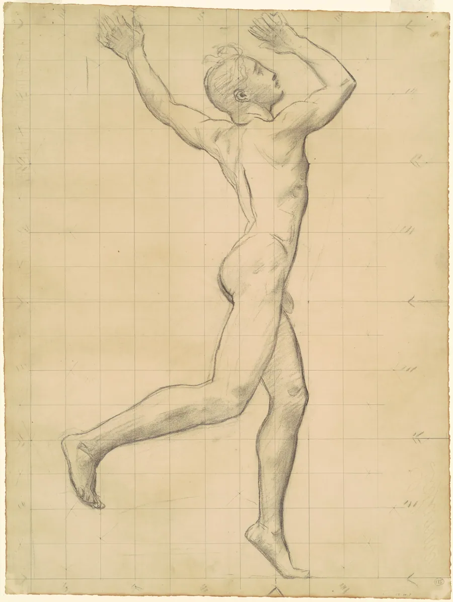 Study of Apollo for "Apollo and Daphne" by John Singer Sargent
