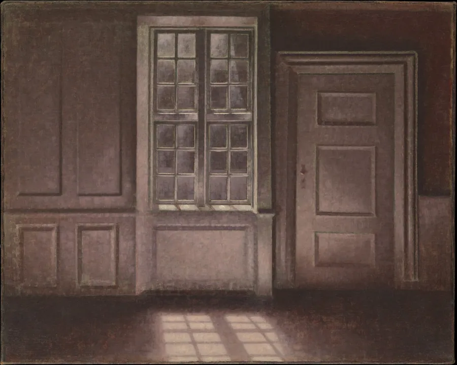 Moonlight, Strandgade 30 by Vilhelm Hammershøi