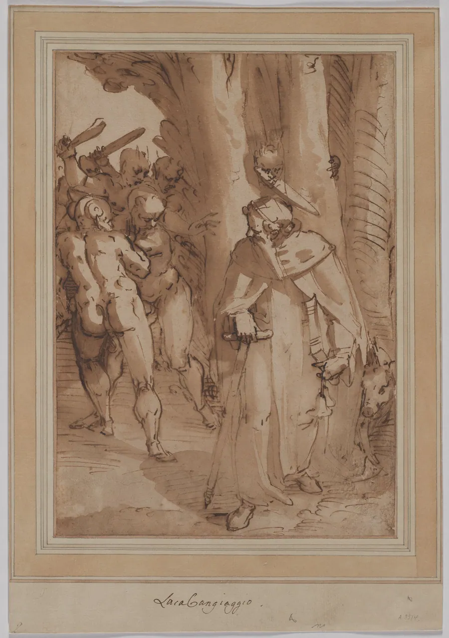 Temptation of Saint Anthony by Luca Cambiaso
