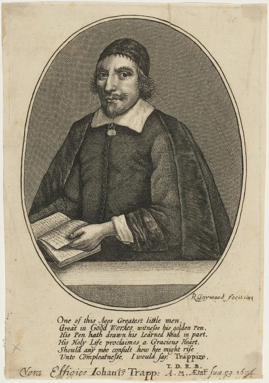 John Trapp, Vicar of Weston-on-Avon, BiblicalCommentator by Robert Gaywood