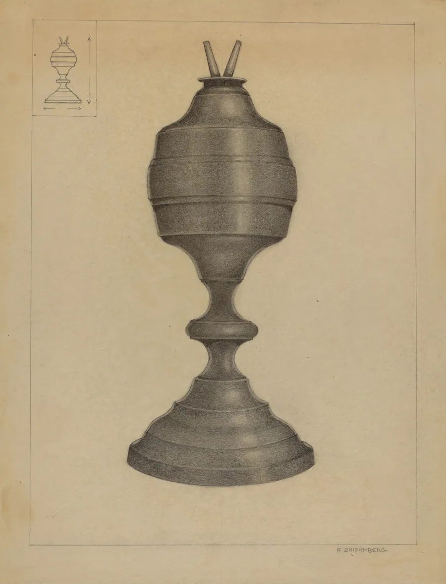 Lamp by Arthur Zaidenberg