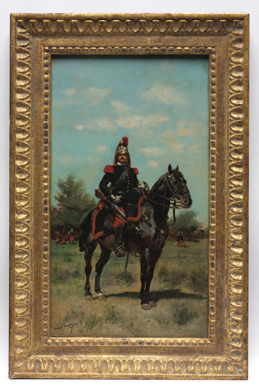 Mounted Dragoon Officer by Édouard Detaille