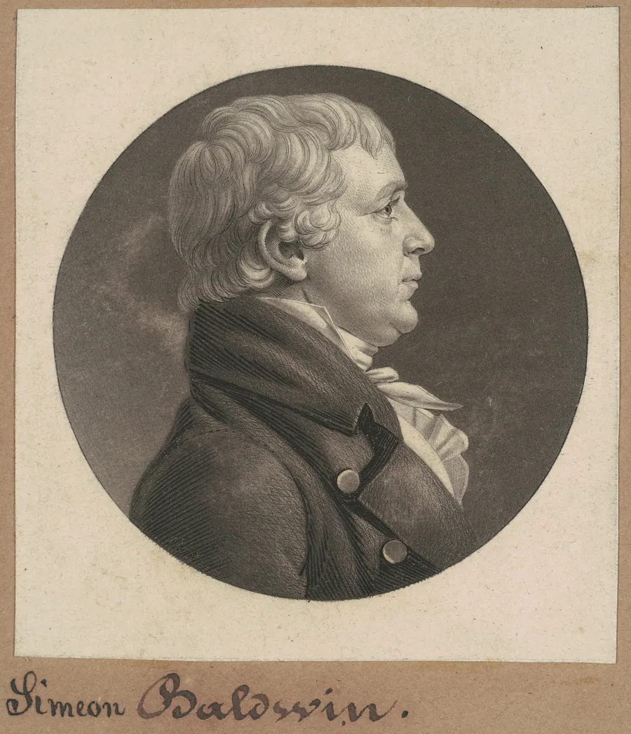 Simeon Baldwin by Charles B. J. Févret de Saint-Mémin