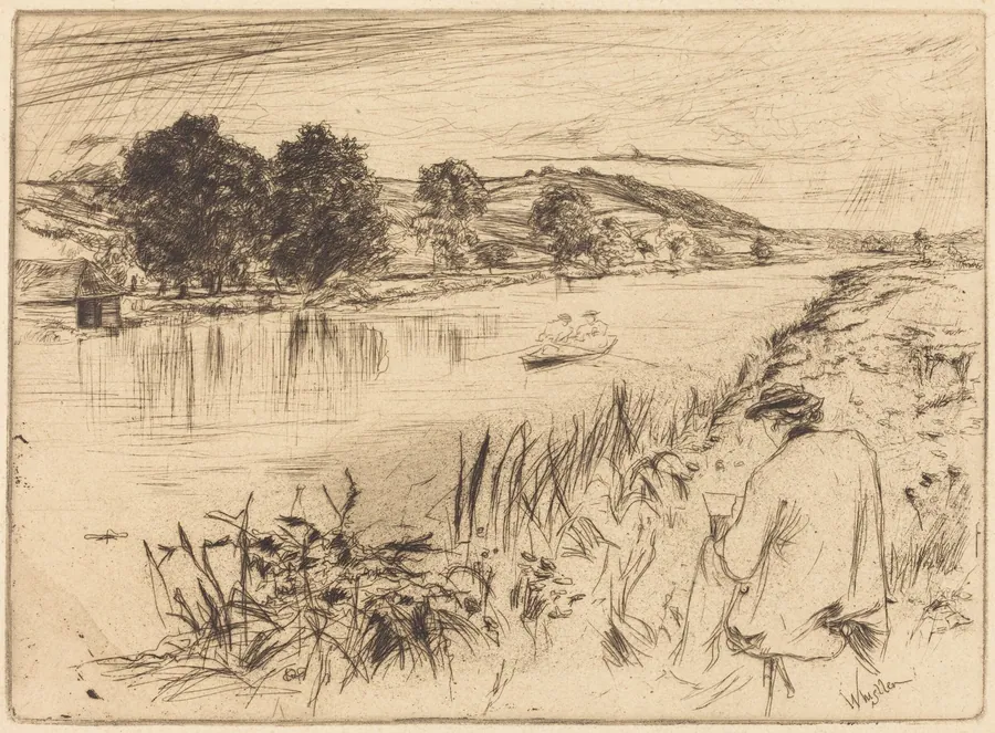 Sketching, No.I by James McNeill Whistler