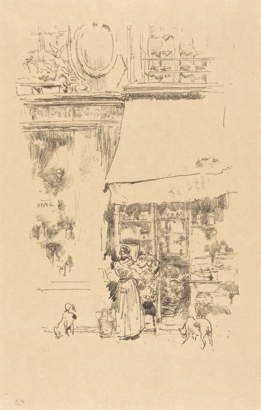 La Fruitière de la rue de Grenelle by James McNeill Whistler