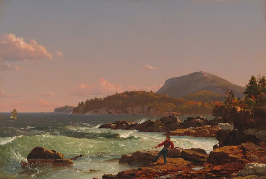 Newport Mountain, Mount Desert by Frederic Edwin Church